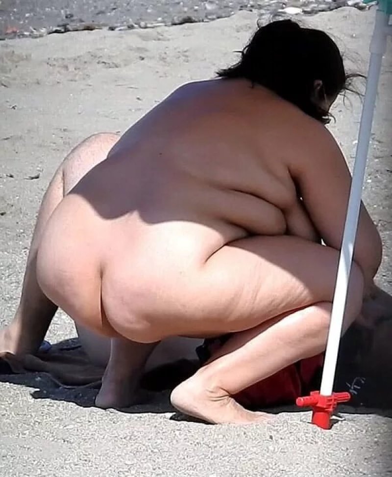 Fat naked women on the beach, Fat on the beach, Fat on the beach