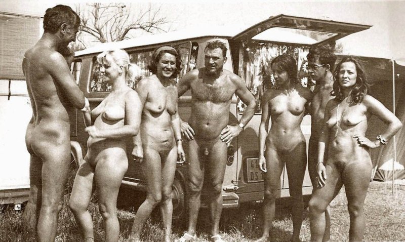 Family retro naked, Family Naturism Germans, German nudists