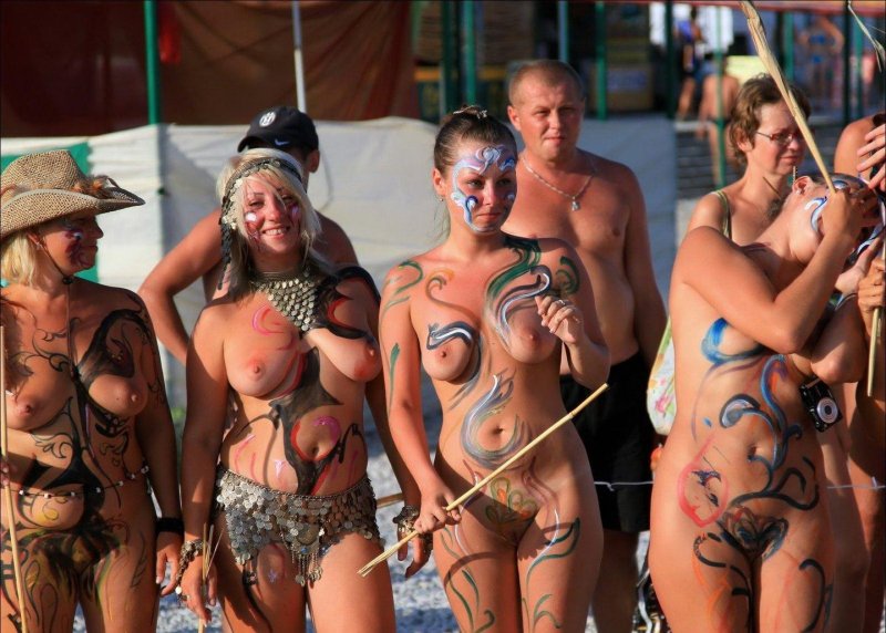 Feast of Neptune Koktebel, Feast of naked nudists, Nudist festival