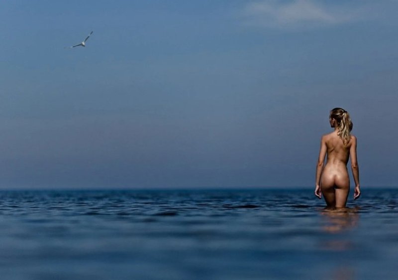 Erotic photo shoot at sea, Sea Ocean, Sea Erotic