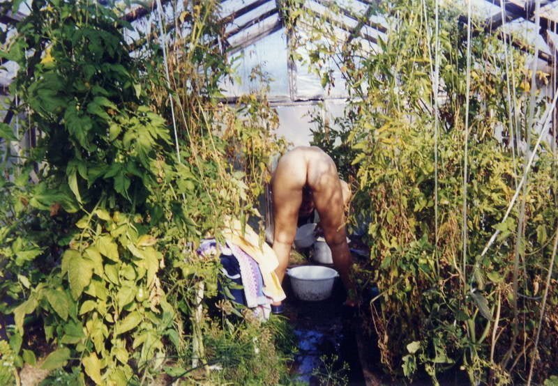 In the summer at the dacha private nude, A neighbor in the country, In the summer at dacha private nude