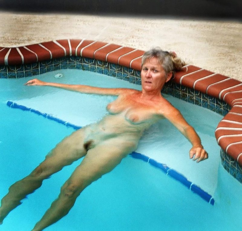 Naked elderly women in the pool, Naked old women in the pool, Naked mature women in the pool