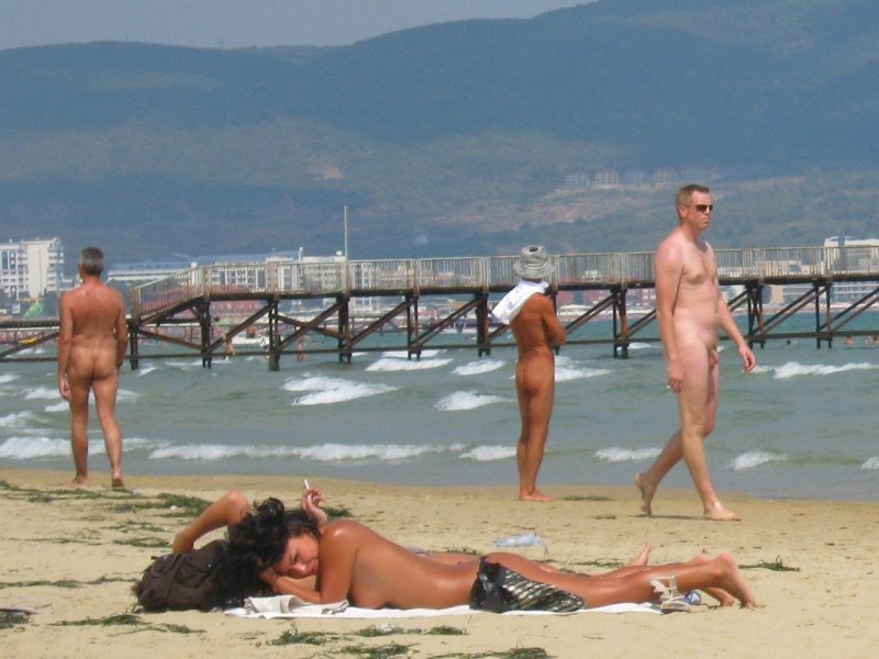 Nudist resort of ad battle, Naked nudists on the beach, Adaboyan Montenegro Nude