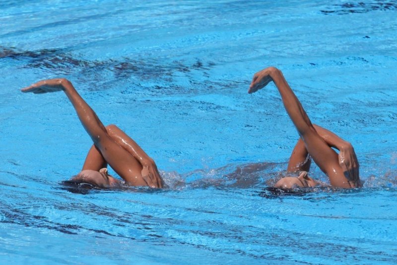 Synchronous swimming naked, Synchronous swimming Russia, Single -naval swimming
