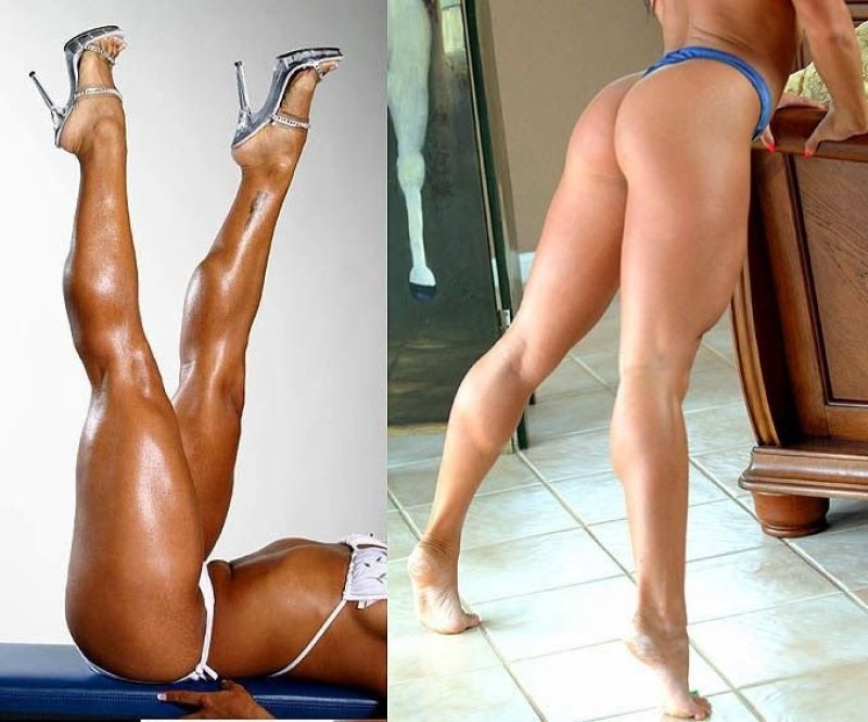 Big calves women mature tits, Muscular legs, Pooped female legs