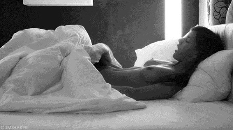 Tender affection in bed, Sex under the blanket, Morning Cooney under the covers
