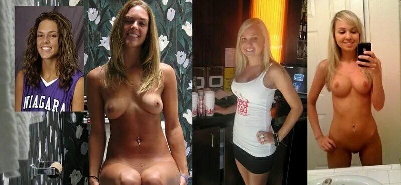 Beautiful girls are dressed and undressed, Dressed and stripped girl, Naked and dressed girls