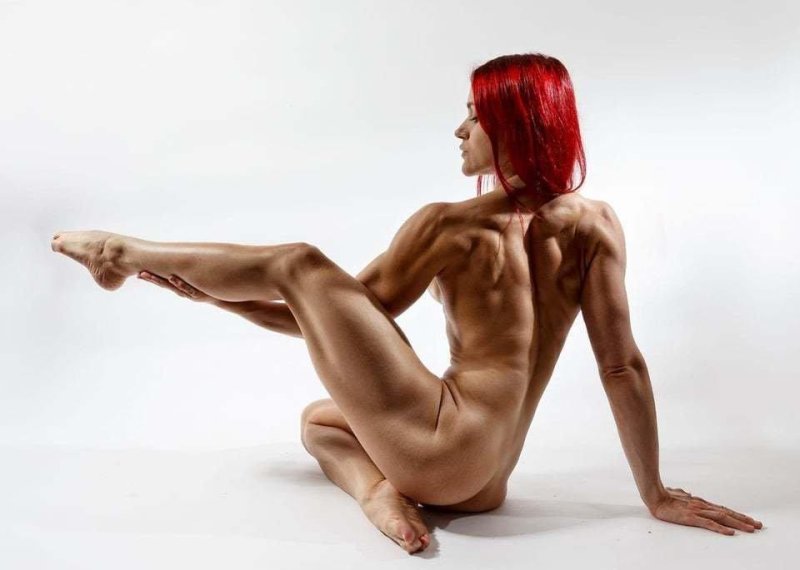 Crossfit women are naked, Stefanie Moshammer Fitness, Erotic