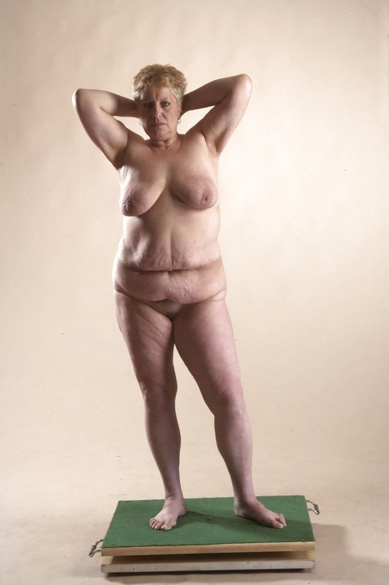 Naked elderly model, Fat naked women of the model, Naked elderly women of the model