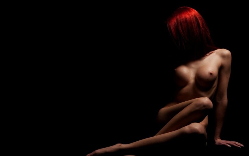 Erotic girls on a dark background, Erotic girls on a black background, Naked girls on a dark background