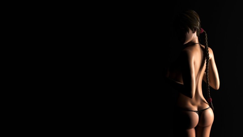 Erotic girls on a black background, On a black background, Naked girls on a black background