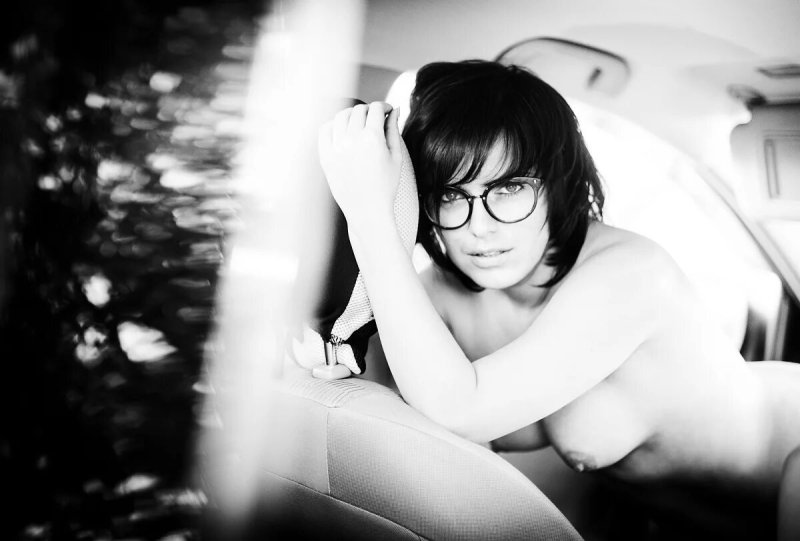 Separate girls with glasses, With glasses erotica, Nude glasses with short haircut