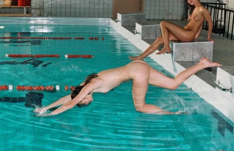 Naked swimming classes, Naked in the pool, Naked in the pool