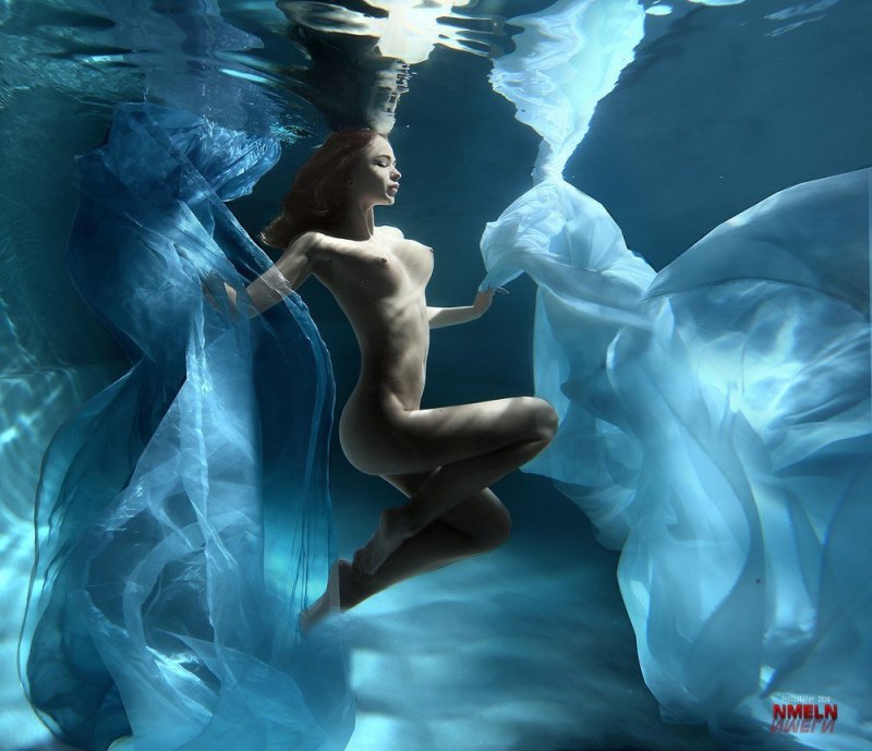 Nika mill, Naked girls under water, Erotica in water