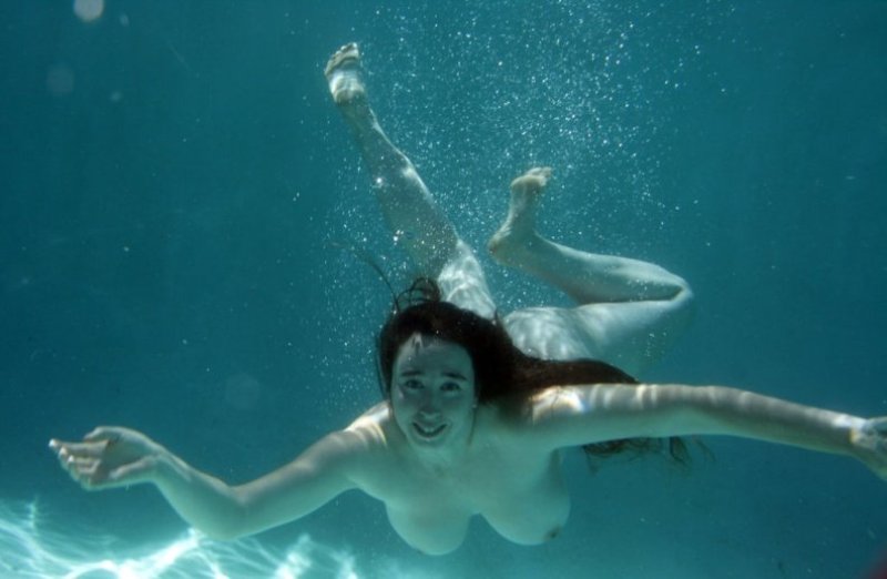 Naked transitional age, Girls under water, Girls without complexes under water