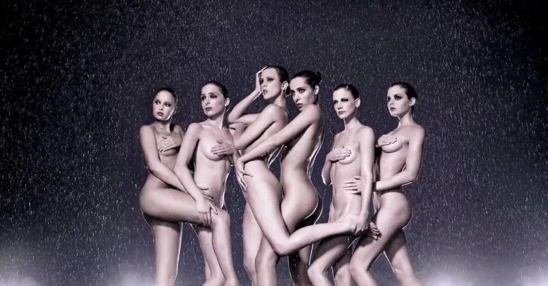 Photoshoot of nude backstage, Nikita group, Group photo shoot in the style of nude