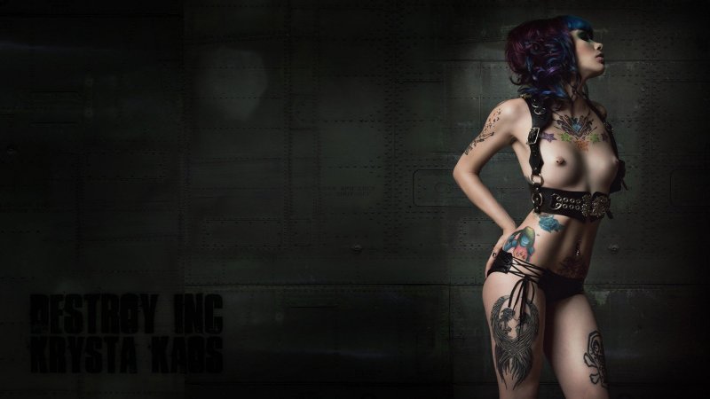 Ero pictures on the desktop, Girls with tattoo, Tattooed girl