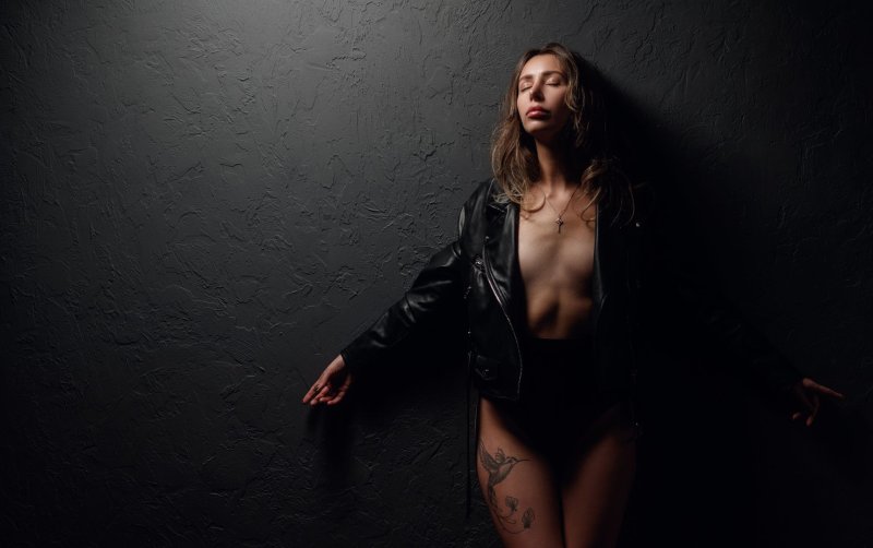 Girl, Studio photo shoot, Studio shooting