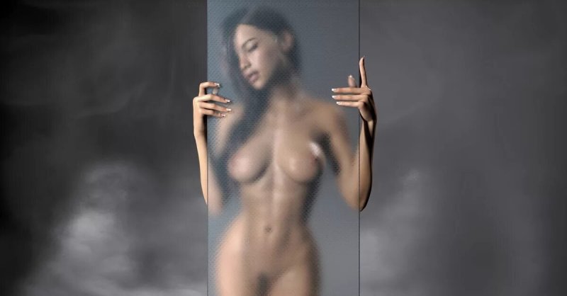 Computer graphics nude, Erotic, Fantasy girl