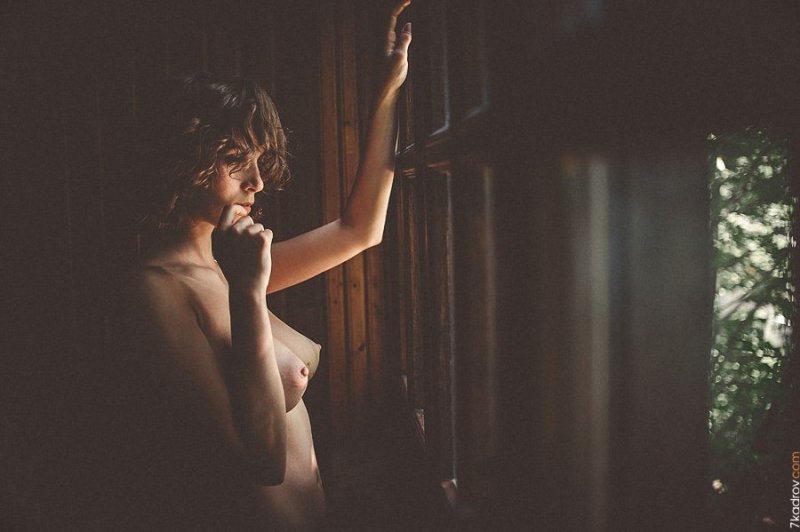 In the style of nude, Girl in the style of nude, Beautiful erotic girl