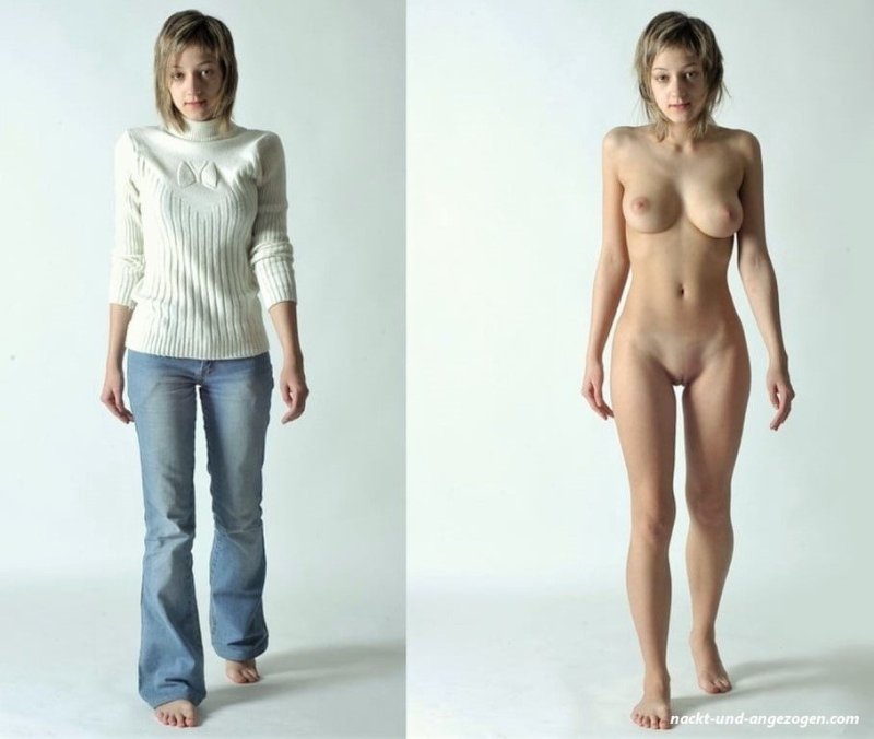 Girls without clothes, Ordinary girls without clothes, Fashion jeans