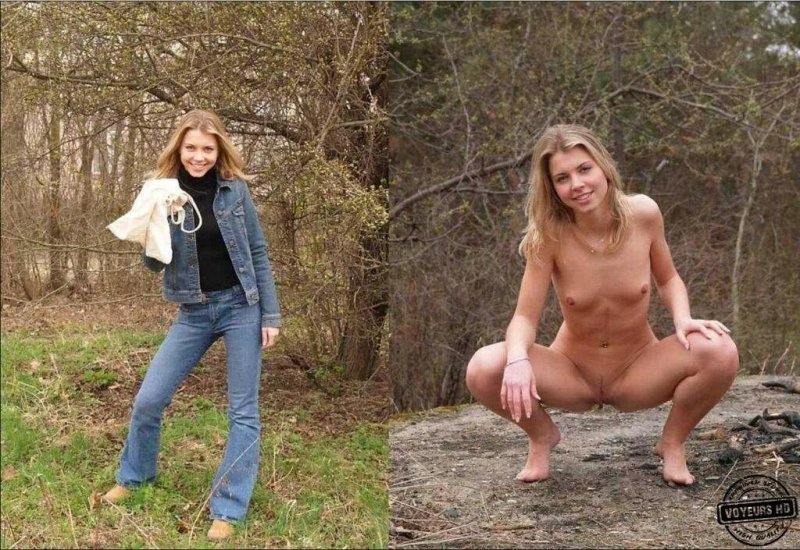 Girls without clothes, Dressed and stripped girl, Dressed and naked women