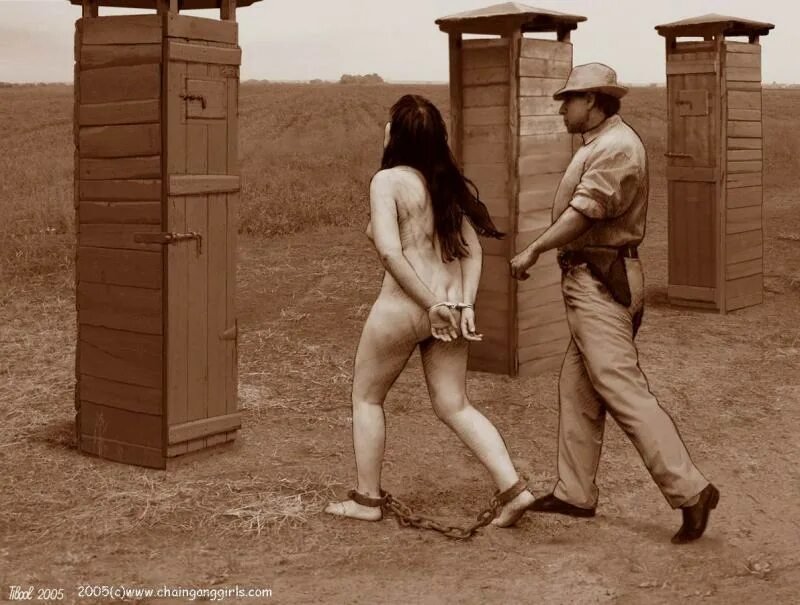 Naked women before execution, Exposure before execution, Mark Desadov drawings Tibool