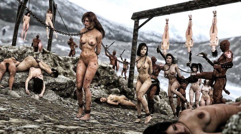 Modern slaves are naked, Modern slaves naked, Naked slaves in mines