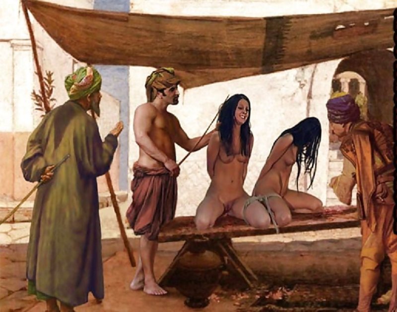 Naked women in antiquity, Jean Leon Jerome of a slave market, Naked slaves in antiquity