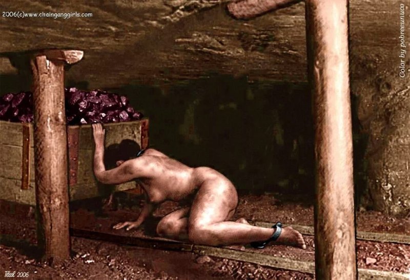 Naked slaves in mines, Slave, Bdsm Naked slaves on plantations