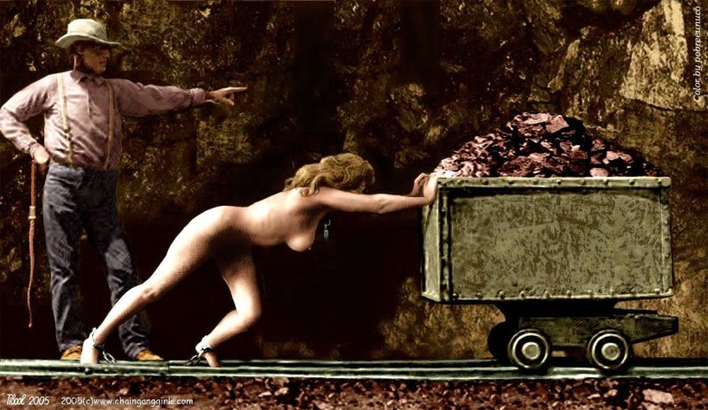Naked slaves from films, Naked slaves in mines, Slave on nude plantations