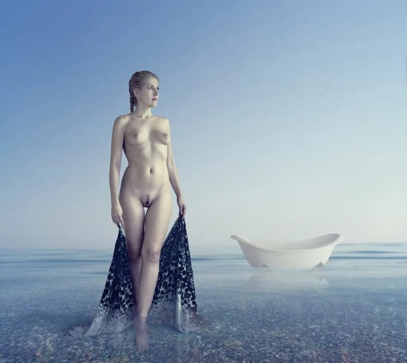 Artistic nude in water, Erotic, Sea Erotic