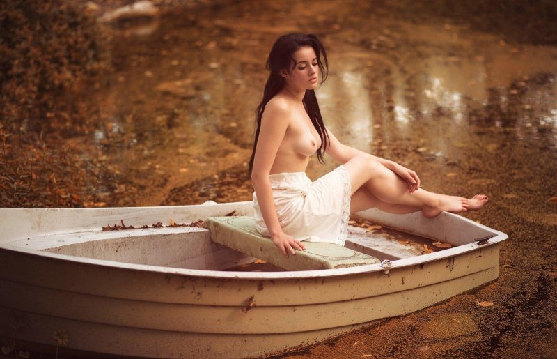 Girls in the boat erotic, Erotic photo shoot on a boat, Girl in a boat