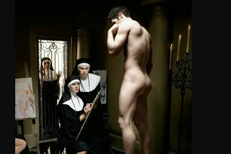 Erotic photos of nuns, Nun nuns sin with nude monks, Priests and nuns
