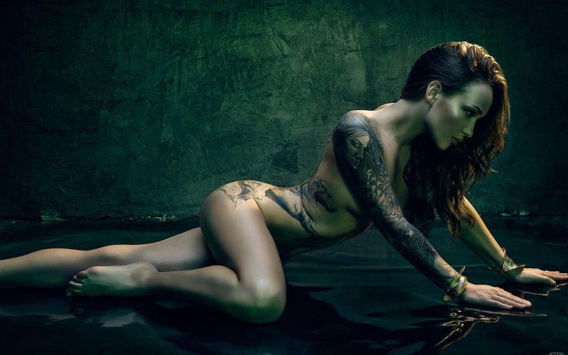 Beauty nude, Girl, Models with tattoos