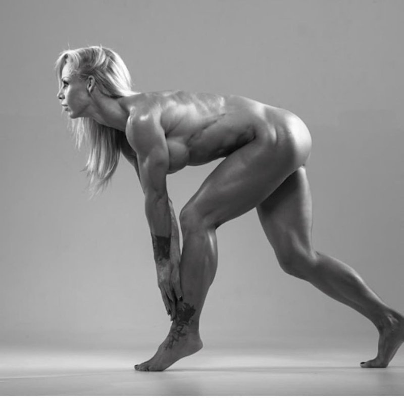 Anastasia Motorina Fitness Model, Fitness model of a girl nude, Naked sports women