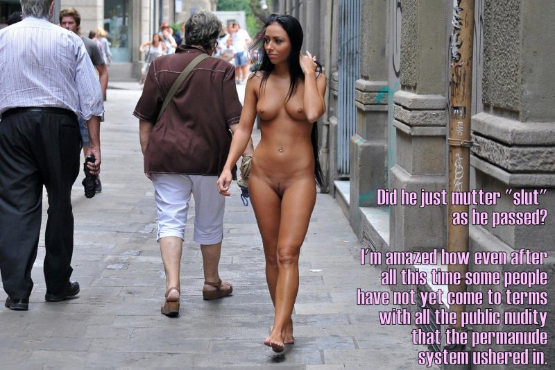 Naked women on the streets of cities, Naked women on the street, Naked women on the streets of city