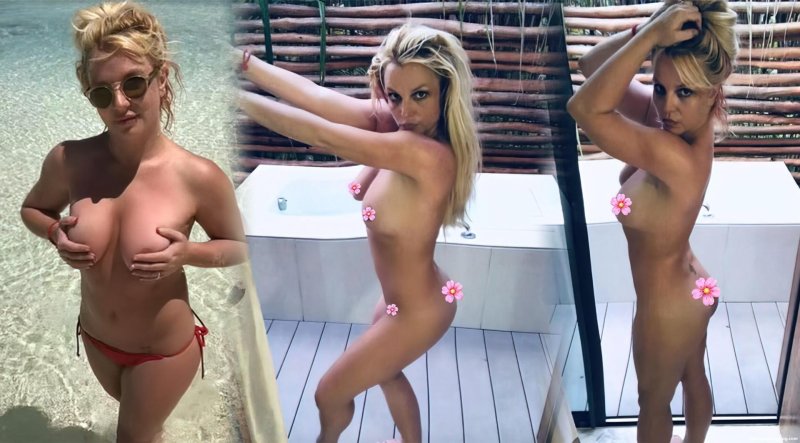 Britney Spears Naked Year, Britney Spears Nudging, Britney Spears Naked on the beach