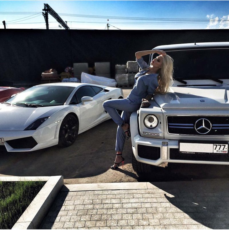 Alena Shishkova Gelendvagen, Rich car, Gelik and girl