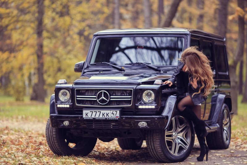 Mercedes benz gelik, Gelik and girl, Gelendvagen Mercedes