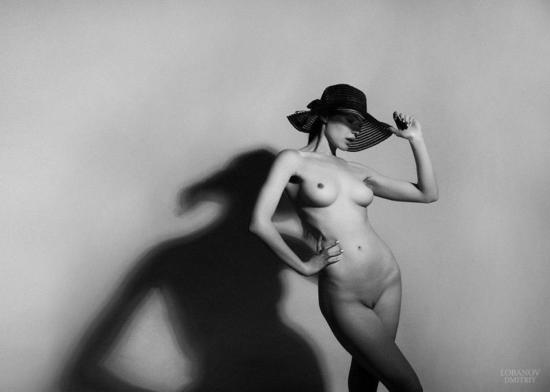 Erotic, Dmitriy Lobanov Photography Nudes Ekaterina, Woman in a hat