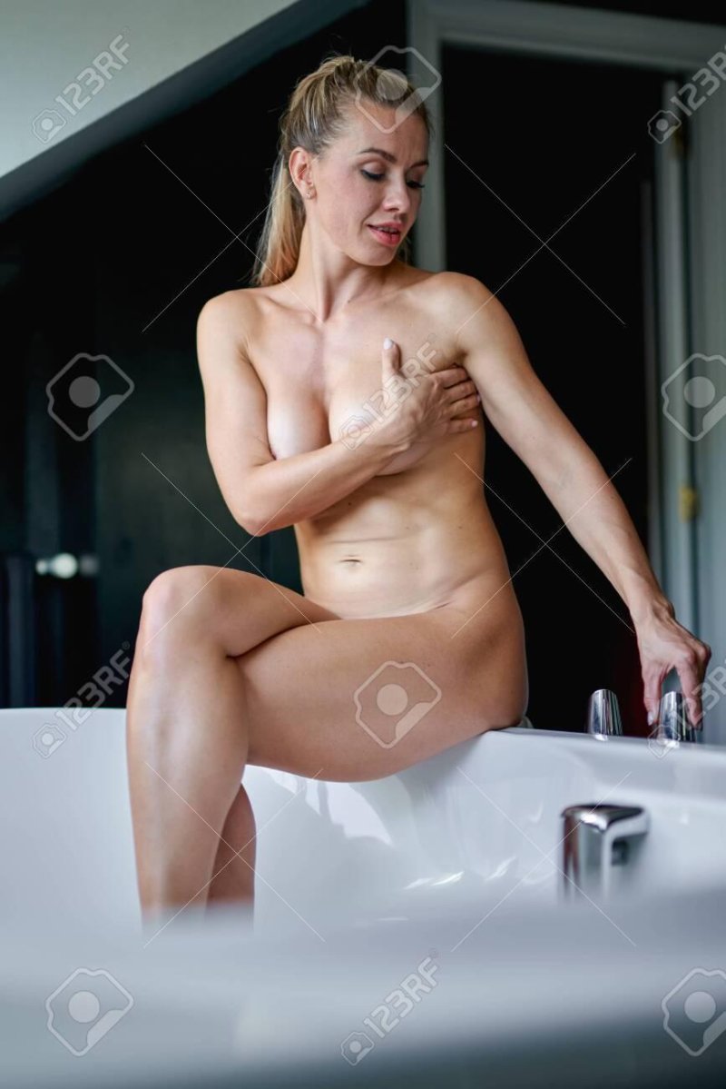 Woman in the bathroom, Girl in the bathroom, Woman in the bathroom naked