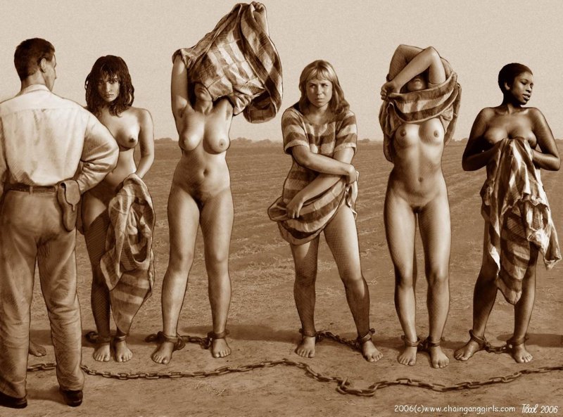 Naked women before execution, Naked slaves on plantations, Slaves Erotica