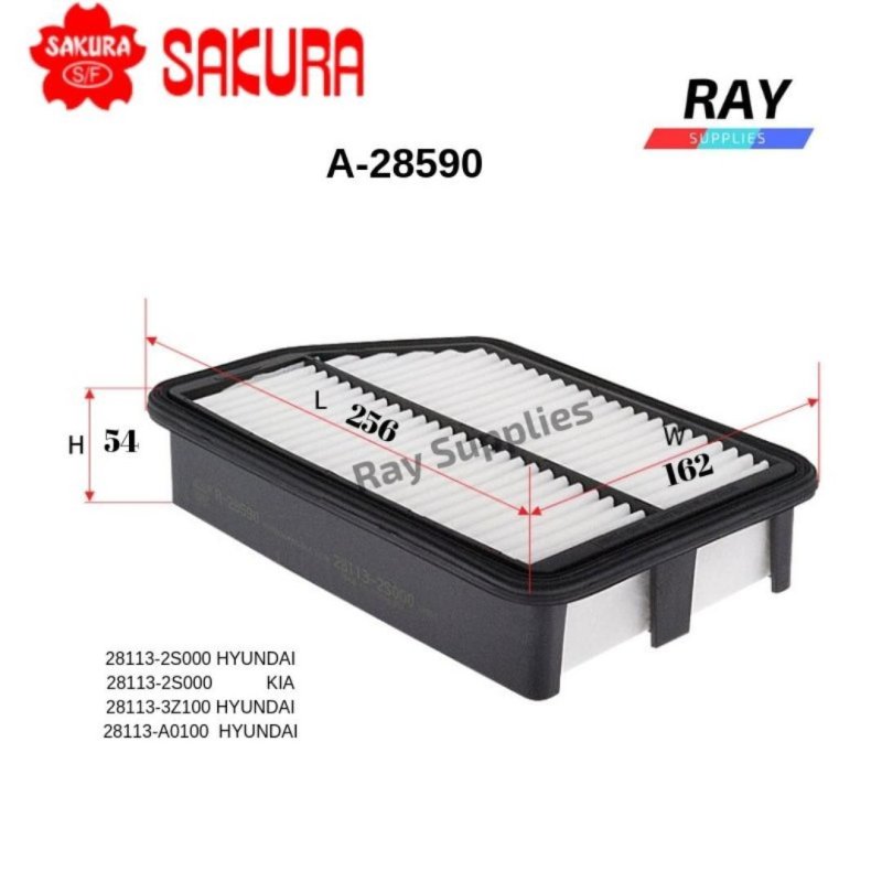 Air filter Sakura a, Sakura filter Air Toyota Camry, C Sakura Filter