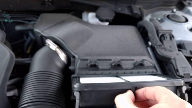 Air filter replacement, Where is the air filter, Air Hyundai Sonata filter