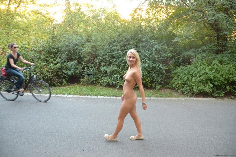 Naked, Tereza k nude in public vacation formentera, Naked on the street
