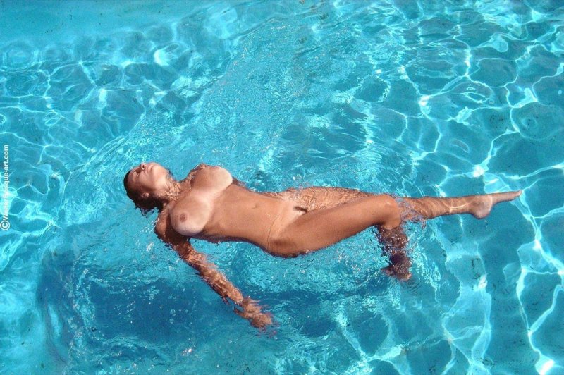 In the pool, Swimming in the pool, Woman in the pool
