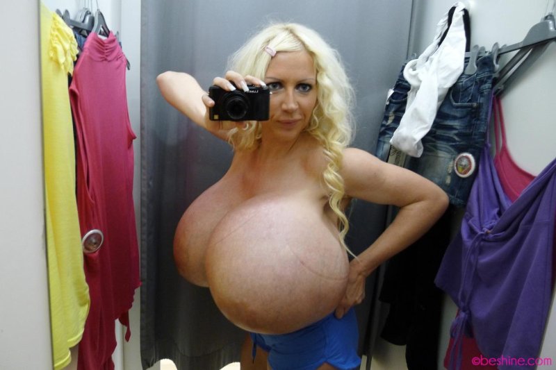 Big inflated boobs, Huge Silicone Tits, Silicone boobs