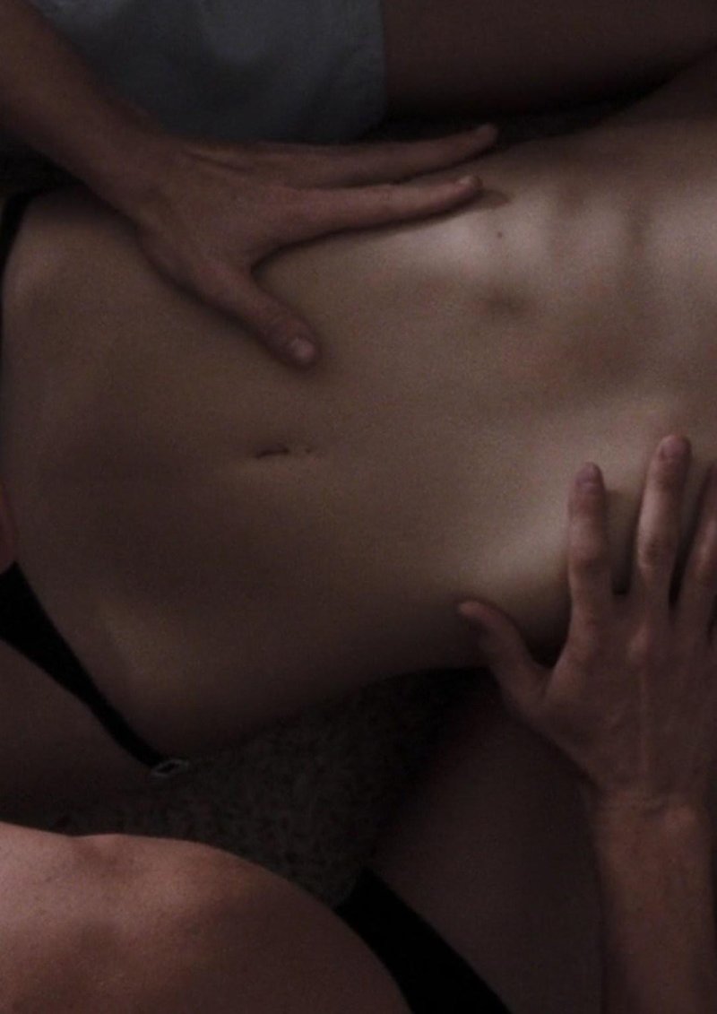 Female stomachs, Amber Herd Sex, Hand on the stomach