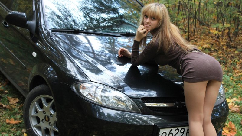 Girls and private cars, Girls in the car private, Girl